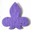 Mini Fleur-De-Lis Style Shape Seed Paper Gift Pack